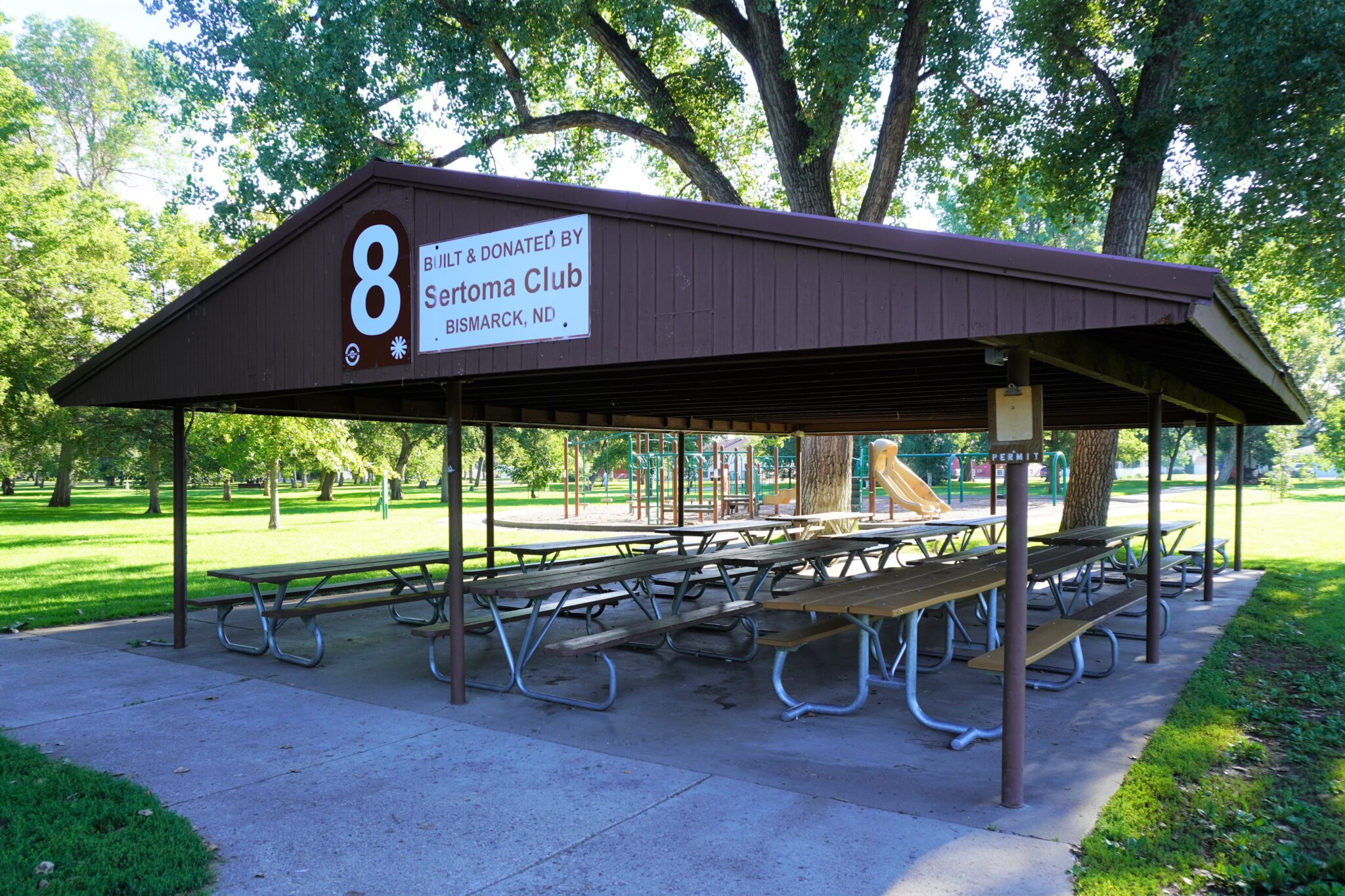 Sertoma Park Shelter 8 – Bismarck Parks & Recreation