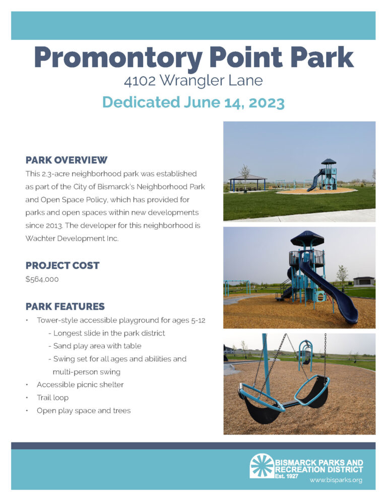 Promontory Point Park – Bismarck Parks & Recreation